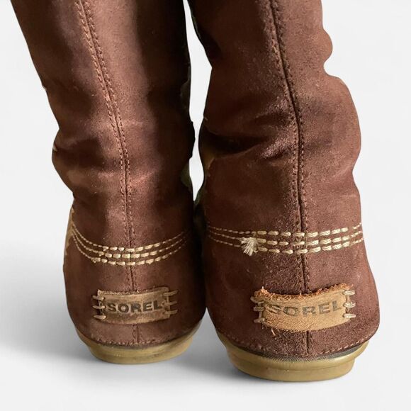 Sorel Cate the Great Fur Leather Boots - Picture 6 of 7